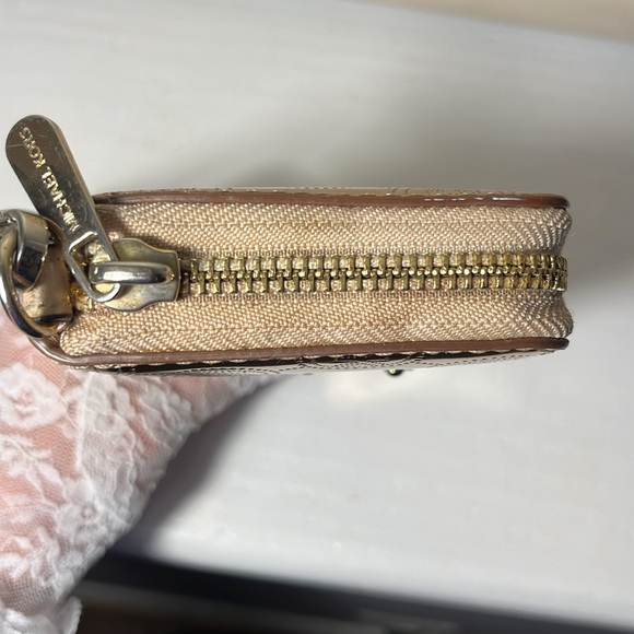 Michael Kors Rose Gold Zip Around Wallet - Price Firm - Picture 10 of 12